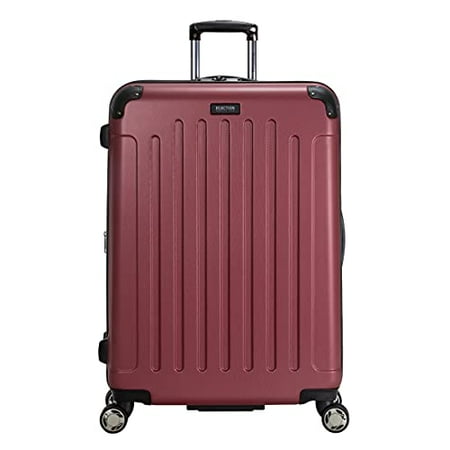 Kenneth Cole Reaction Renegade 28” Lightweight Hardside Expandable 8-Wheel Spinner Checked-Size Luggage, Sangria, inch