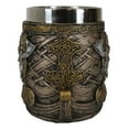 thumbnail image 6 of Norse Viking God Thor Mjolnir Hammer With Longship Dragon Boat Coffee Mug Cup, 6 of 9