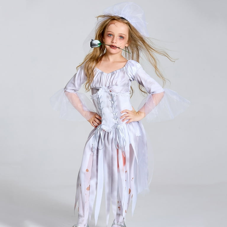 Ghost Bride Wig Ladies Halloween White Witch Hair Ghost Bride Wig Ladies Halloween White Witch Hair