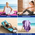 thumbnail image 5 of Jessy Home 4 Pack Oversized Beach Towels Set Sea Turtle 40x70 Inches Green Navy Blue Large Towel Super Absorbent Quick Dry towels for Pool, 5 of 9