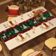thumbnail image 4 of Mantel navideño de 72 x 13 pulgadas, bandera navideña para mesa, impermeable, decoración para mesa de centro, mantel largo, suministros de decoración navideña., 4 of 5