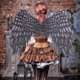 thumbnail image 1 of unbranded Alas Cosplay De Plumas Negras Para Accesorio De Atuendo En Presentaciones, 1 of 6