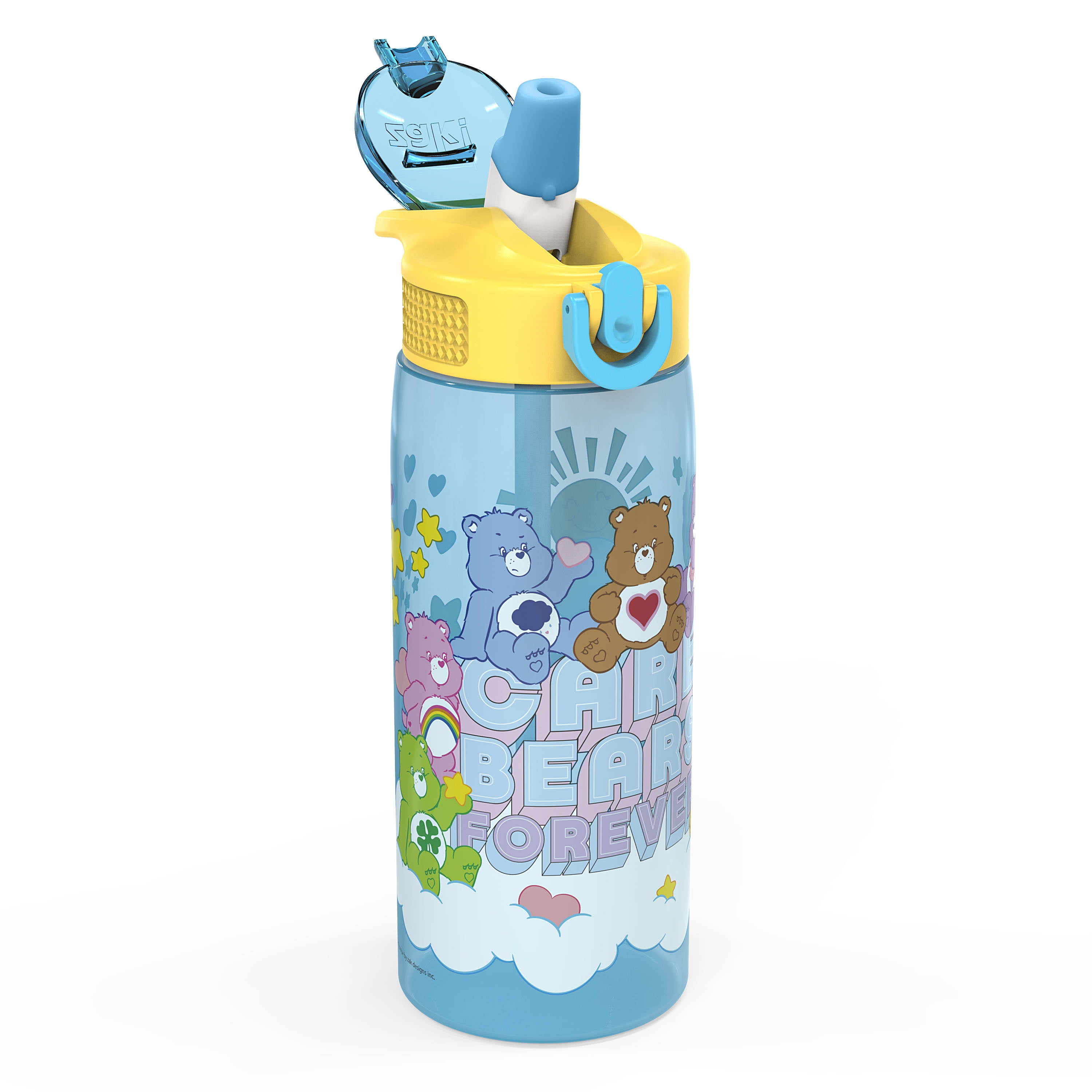 Zak Designs Encanto 25 Fluid Ounce Plastic Water Bottle with Straw