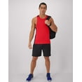 thumbnail image 6 of Hanes Moves Men's Air Mesh Tank Holly Berry Red/Black L, 6 of 6