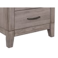 thumbnail image 3 of Brownish Gray Nightstand With 2 Drawers - Wear , For Bedroom Decoration Brown Drawers, Engineered Wood & Scratch Laminate, 3 of 3