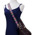 thumbnail image 2 of SURJDE Crossbody Strap for Purses Replacement Adjustable Guitar Multicolor Style Handbag Straps, Flower, Large, Thermal, 2 of 4