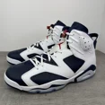 thumbnail image 2 of Ni - ke Ni - ke Air Jordan 6 Retro 'Olympic' Basketball Shoes CT8529-164 Men's Size 12, 2 of 5