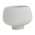 thumbnail image 4 of jicheng Ceramic Planter Flower Vase Indoor Outdoor Garden Desk Planter Pot Plant Pot White, 4 of 9