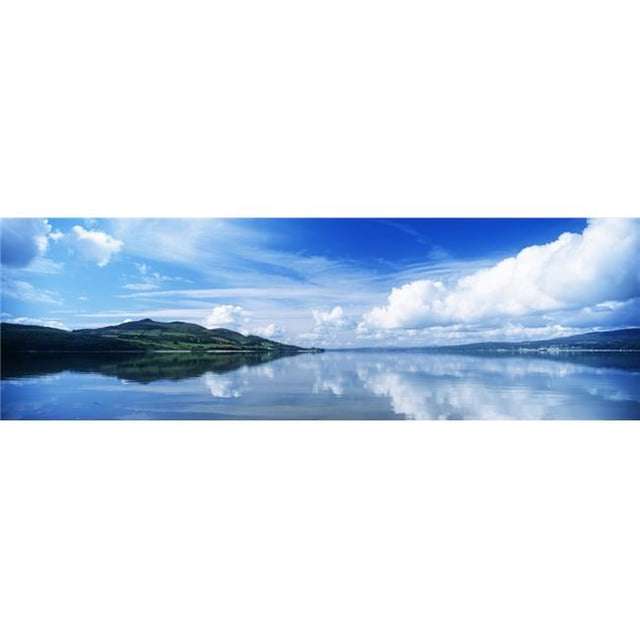 Posterazzi DPI1798819 Reflection of Clouds in Water Lough Swilly Rathmullan County Donegal Republic of Ireland Poster Print by The Irish Image Collection, 35 x 11