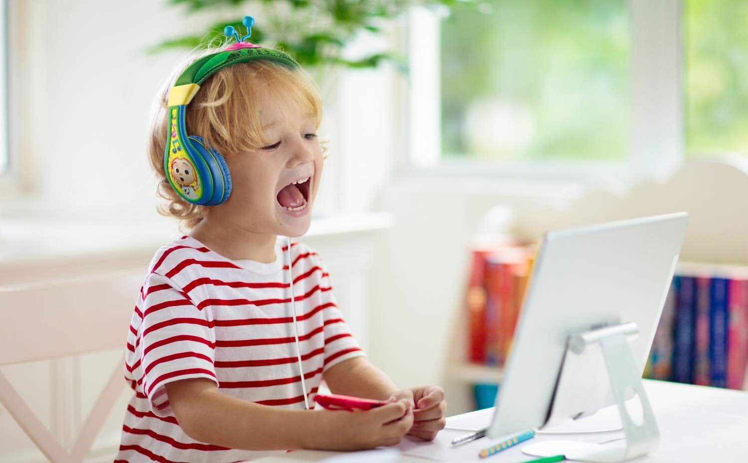 Cocomelon Headphones for Kids Includes Share Port & Parental Volume Control Coco 