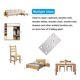 thumbnail image 3 of 6 PCS Mending Plates Straight Brace Brackets Heavy Duty Flat Bracket, 3 of 5
