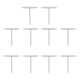 thumbnail image 3 of 10pcs Sticks de acero inoxidable Palitos de flores útiles de flores Decoraciones de pastel (plata), 3 of 5