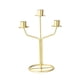 thumbnail image 5 of Candelabro cónico, candelabro de 3 brazos, candelabro de Metal para fiesta, soporte para velas para comedor, día de San Valentín, mantel, boda Dorado, 5 of 9