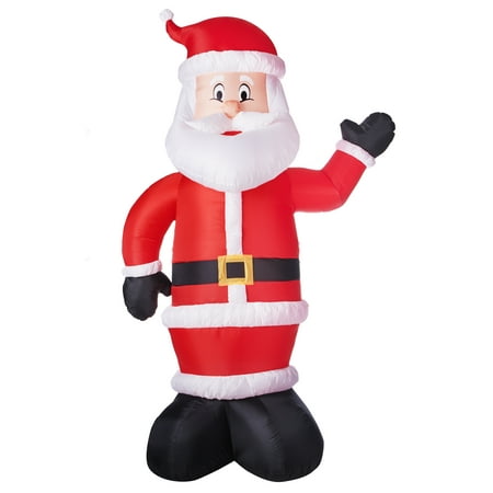 Gemmy Industries Airblown Inflatable Santa, 10' - Walmart.com