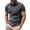 Grey, variant on Mens Polo Shirts Men's Performance Shirt Button Up Collar Short Sleeve Athletic Solid Color Casual Sportswear Top Casual Beach Basic