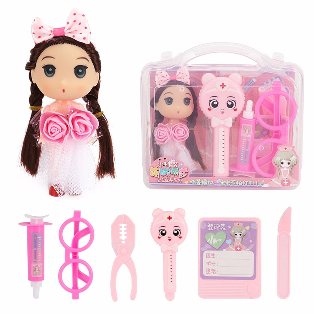ASky Baby Pretend Play Make Up Toys For Girls Princess Hairstyle Doll