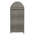 thumbnail image 4 of Safavieh Serapis Outdoor Patio Trash Bin - Grey, 4 of 13