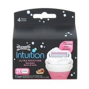 Wilkinson by Schick Intuition Ultra Moisture Shea Butter Refill Blade Cartridges, 3 Count + FREE Eyebrow Trimmer