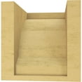 thumbnail image 4 of 6"W x 6"D x 6"H Wide Moab Rough Cedar Woodgrain TimberThane Corbel, Primed Tan, 4 of 6