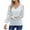 White, variant on Aoochasliy Womens Sweaters Pullover Clearance Trendy Knit Pullover Loose Pure Sweater V-Neck Tops Blouse