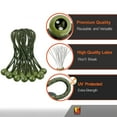 thumbnail image 2 of 6 inch 100 Piece Heavy Duty 5mm Ball Bungee Canopy Cord by Wellmax, Green Camo Color, 2 of 7