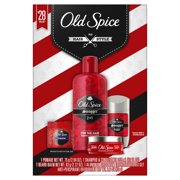 ($28 Value) Old Spice Swagger 4-Piece Gift Set with Deodorant, 2 in 1 Shampoo, Pomade and Beard Balm