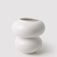 thumbnail image 3 of Florero moderno, maceta decorativa de cerámica, ideal para decorar mesas u oficinas. 18x17cm, 3 of 9