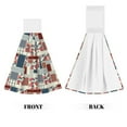 thumbnail image 2 of Sikiie Patchwork In Country Style Hand Towel with Loop Hanging Towel Absorbent Tie Towels for Kitchen Tea Bar Bathroom Decor, 2 of 7