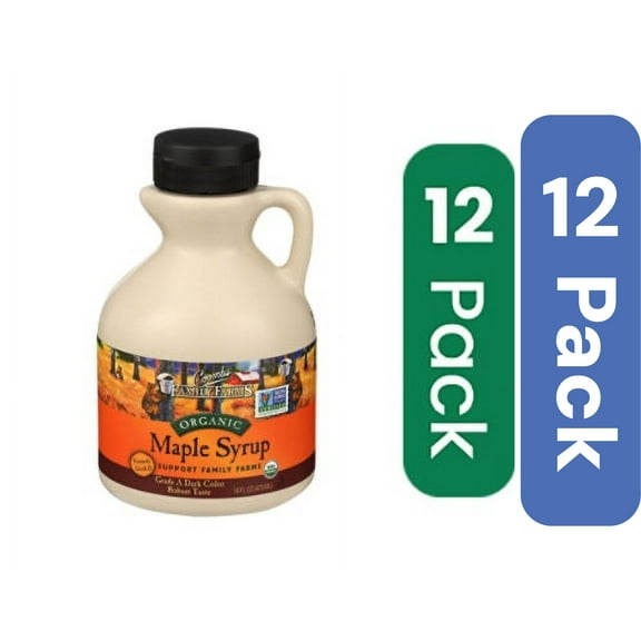 Coombs Family Farms Organic Grade A Maple Syrup Jug 16 oz (Pack Of 12)