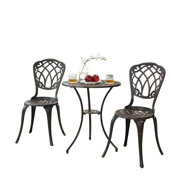 Oakland Living Alberta Aluminum Outdoor Bistro Set ... Oakland Living Alberta Aluminum Outdoor Bistro Set ... on Oakland Living Bistro Set id=84321