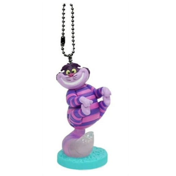 Alice In Wonderland Cheshire Cat PVC Keychain Dangler Ornament Figure Figurine