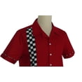 thumbnail image 2 of Men's Casual Panel Shirts Short Sleeve Shirt, 2 of 4