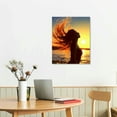 thumbnail image 2 of Nawypu Canvas Wall Art Print Poster Dusk Underwater Girl Washing Hair Poster Sexy Girl Art Picture Canvas Painting Posters And Prints Wall Art Pictures for Living Room Bedroom Decor, 2 of 4