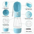thumbnail image 3 of LL Goods 260ML Dog Travel Water Bottle – Leak-Proof, Food Storage & Easy One-Hand Use, 3 of 11