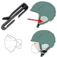 thumbnail image 3 of Ski Helmet Mask Clip Hook 10-Pack ABS Plastic Helmet Accessory for Snowboard & Ski Masks 1.5in-Install Fastener for Comfortable Secure, 3 of 8