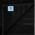 thumbnail image 4 of White Classic Hotel Collection Absorbent Cotton Bath Mats, Spa Reversible Floor Towels, not a Bathroom Rug, Black, 22 x 34, 2 Pack, 4 of 8