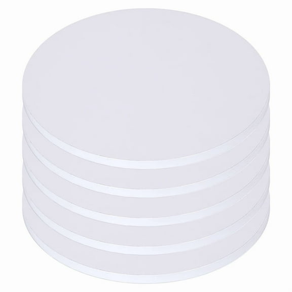 Cake Boards,12 Inch Drum Boards 12 Round - Bend Multi-Layered Base for Displays 5PCS pwm25