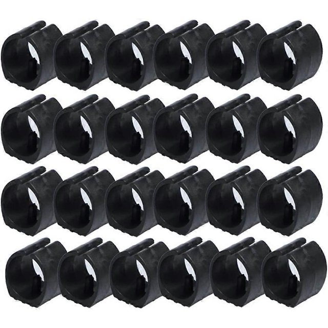 KAIYANG 24 piezas de deslizadores de piso para patas de silla, tapas en forma de U de una sola punta de 20 mm