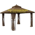 thumbnail image 3 of APEX GARDEN Ensemble de Rideaux d'Intimité pour Pavillon 10 Pieds x 10 Pieds, 3 of 3