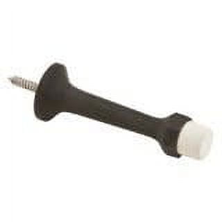 Ives 64A 3 1/4" Projection Aluminum Rigid Baseboard Door Stop - Bronze