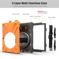 thumbnail image 7 of XYX Case for 10.5 inch Microsoft Surface Go 3 2021/Surface Go 2 2020 with 360 Degree Rotating, Hand Strap, Shoulder Strap, Orange, 7 of 7