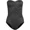 Black Shine, variant on Women's Slender Suit Shine Bandeau Tummy Control High Leg One Piece Swimsuit
