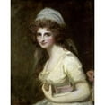 thumbnail image 3 of Romney, George 12x14 Black Modern Framed Museum Art Print Titled - Lady Hamilton in a White Turban, 3 of 5
