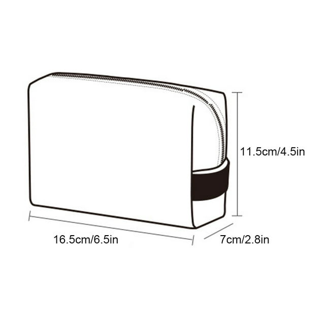 Becaristey Mini Sac de Lavage Multifonctionnel Solution de Rangement Pratique pour Essentiels de Beauté avec Ciel Bleu Vif