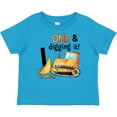 thumbnail image 3 of Inktastic One and Digging It Bulldozer 1st Birthday Boys or Girls Baby T-Shirt, 3 of 5