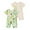 Light Green Zoo, variant on Actgleam Baby Boys Short Sleeve Romper Summer Infant Onesie Unisex Newborn Baby Clothes,Light Blue Zoo,6-9 Months