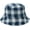 Blue, variant on CoCopeaunts Winter Womens Bucket Hat Classic Retro Plaid Basin Cap Casual Outdoor Hundred Take Lamb Wool Warm Fisherman Hat