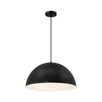 Access Lighting 1 Light Pendant in Matte Black Color