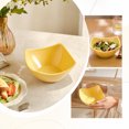 thumbnail image 5 of Fievgin Plastic Serving Bowls, Square Angled Mini Bowls for Salad, Fruit, Kitchen Countertop, Party & Home Table Decor, 5 of 7