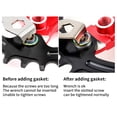 thumbnail image 3 of 20pcs Bicycle Chainring Bolts Washer 1mm/2mm Bike Chain Wheel Screws Gasket Crankset Chain Bolt Washer Ring, 3 of 8